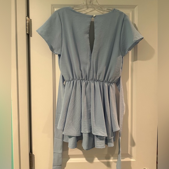 Altar'd State Light Blue Mini Dress - Picture 4 of 6